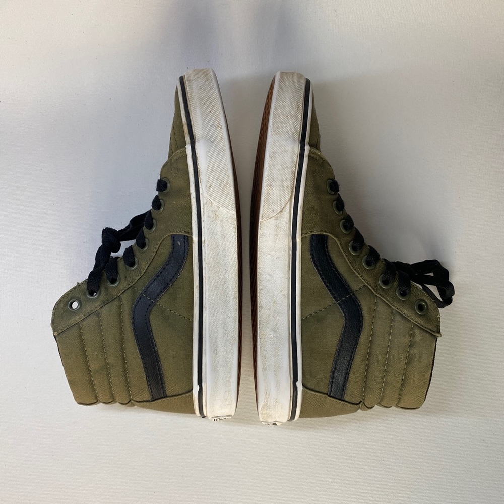 Van’s Sk-8 Hi Sneakers Women’s 5.5 Army Green/Black 721277 - Picture 7 of 9